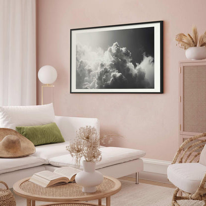 Poster - Extraordinary Phenomenon: The Sun Illuminating Dark Clouds Artgeist