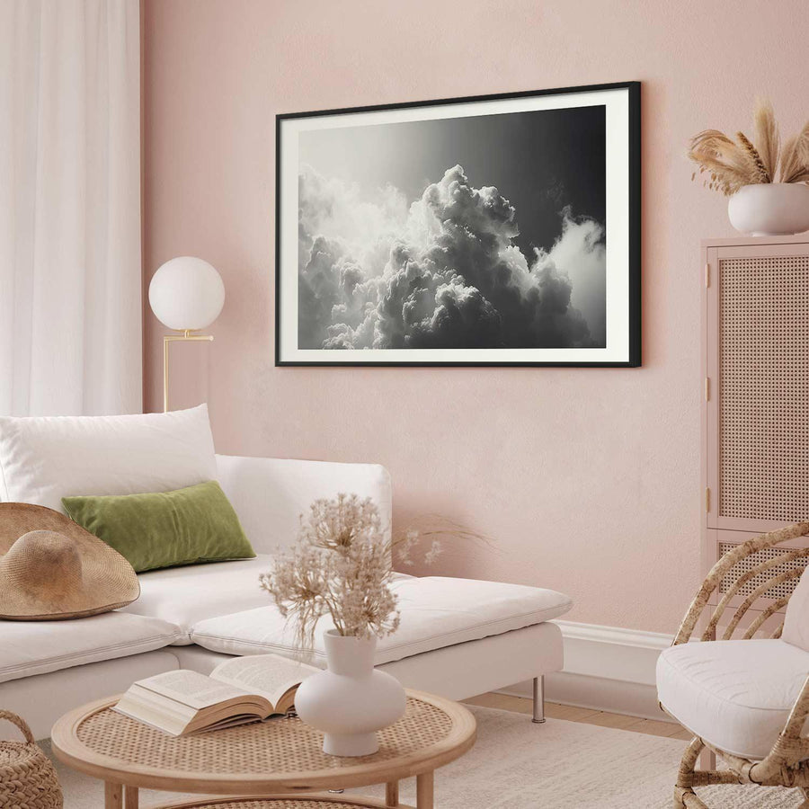 Poster - Extraordinary Phenomenon: The Sun Illuminating Dark Clouds Artgeist