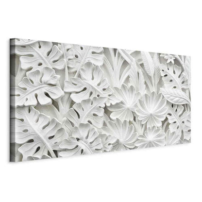 Wandbild Alabaster Garden – Elegantes Blumenmotiv in zarten Farben
