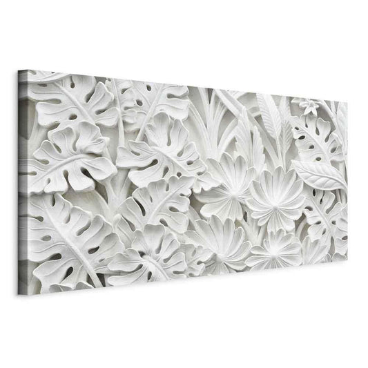 Wandbild Alabaster Garden – Elegantes Blumenmotiv in zarten Farben