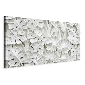 Wandbild Alabaster Garden – Elegantes Blumenmotiv in zarten Farben