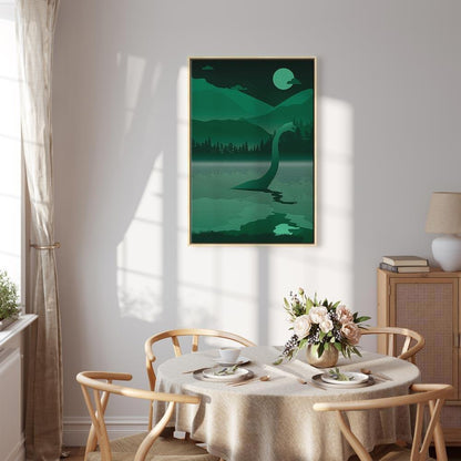 Leinwandbild Loch Ness – Mystische Landschaft im Hochformat