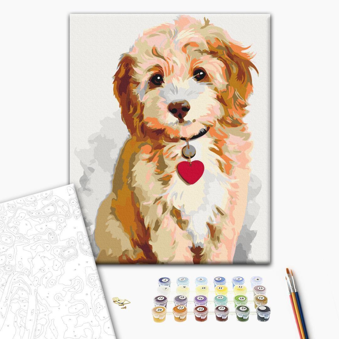 Malen nach Zahlen - Dog (Puppy)