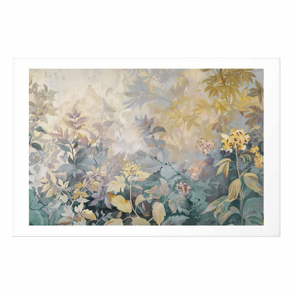 Poster - Tapestry Pattern in Colorful Flowers