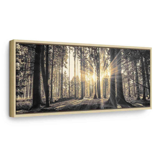 Leinwandbild - Forest Sun Artgeist