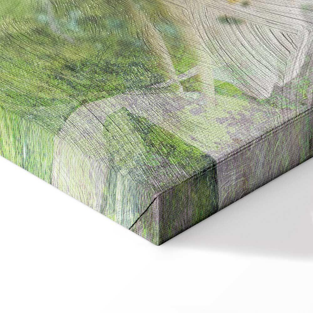 Leinwandbild - Green Breath (1 Part) Vertical