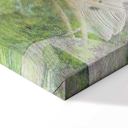 Leinwandbild - Green Breath (1 Part) Vertical