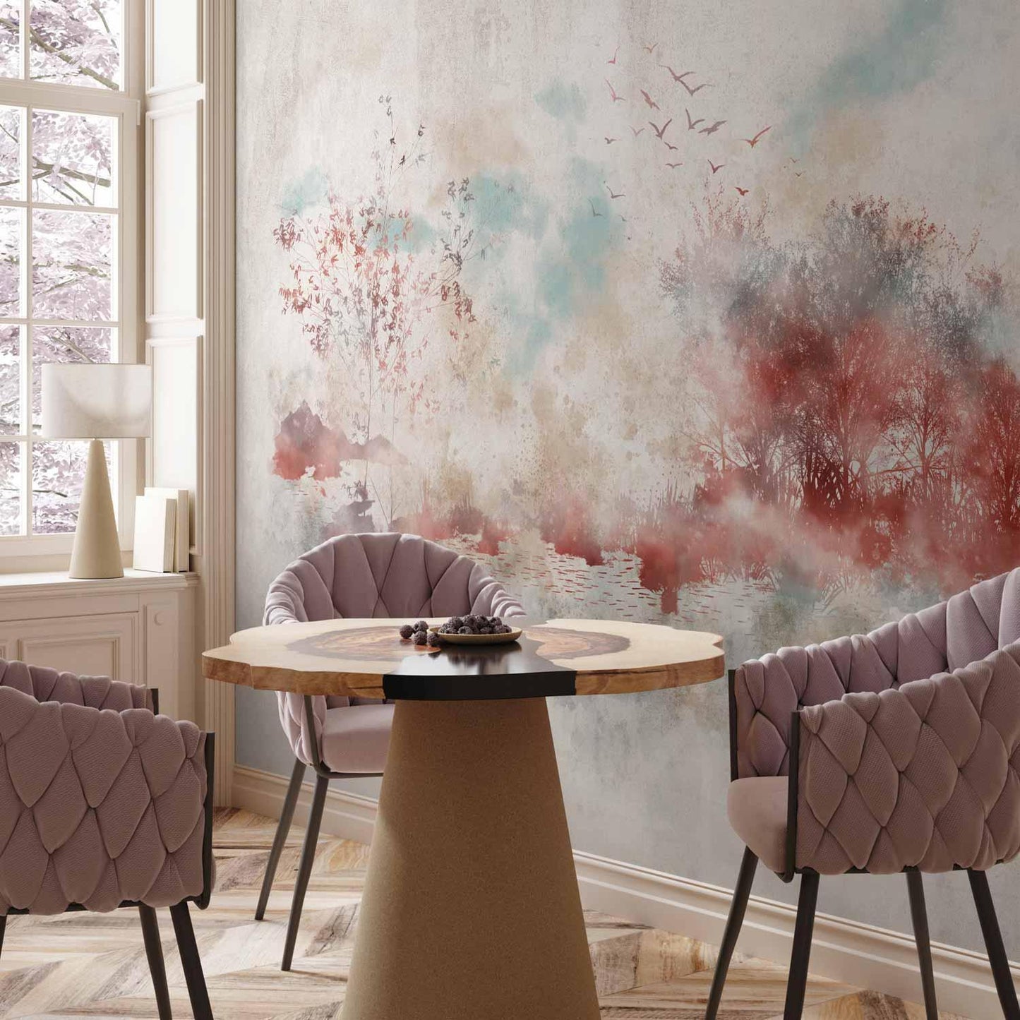 Fototapete - Autumn Lake