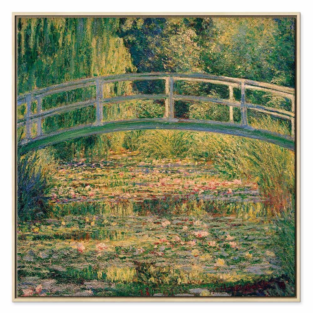 Leinwandbild - Claude Monet – Bridge over a Pond of Water Lilies