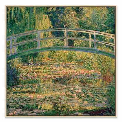 Leinwandbild - Claude Monet – Bridge over a Pond of Water Lilies