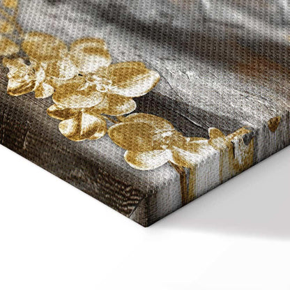 Leinwandbild - Golden Garden (1 Part) Narrow