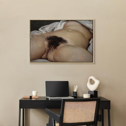 Leinwandbild - Gustave Courbet – The Origin of the World