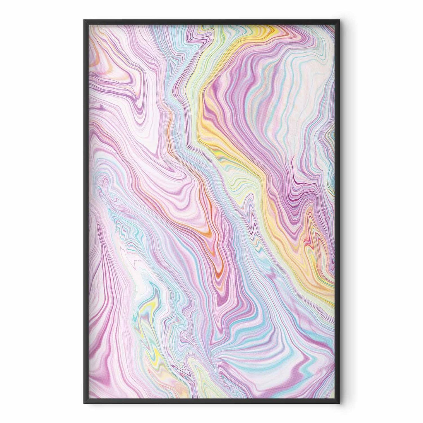 Poster - Colorful Dream - abstract shapes in pastel shades