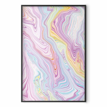 Poster - Colorful Dream - abstract shapes in pastel shades