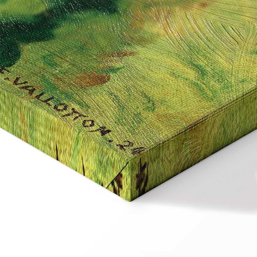 Leinwandbild - Félix Vallotton – Vallée de la Cagne