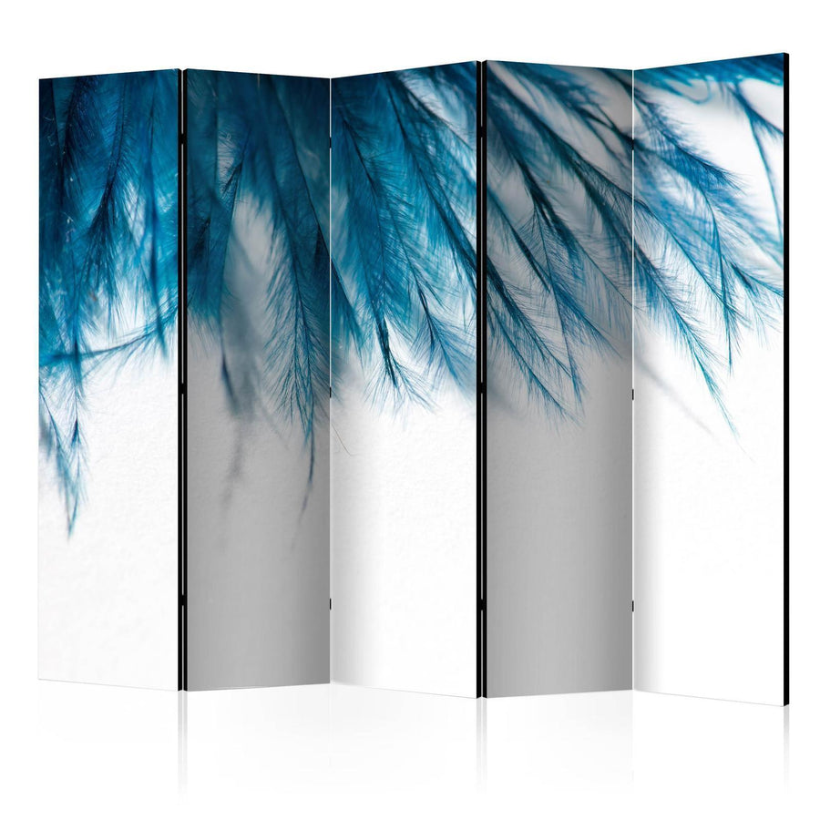 Paravent - Sapphire Feathers II Artgeist