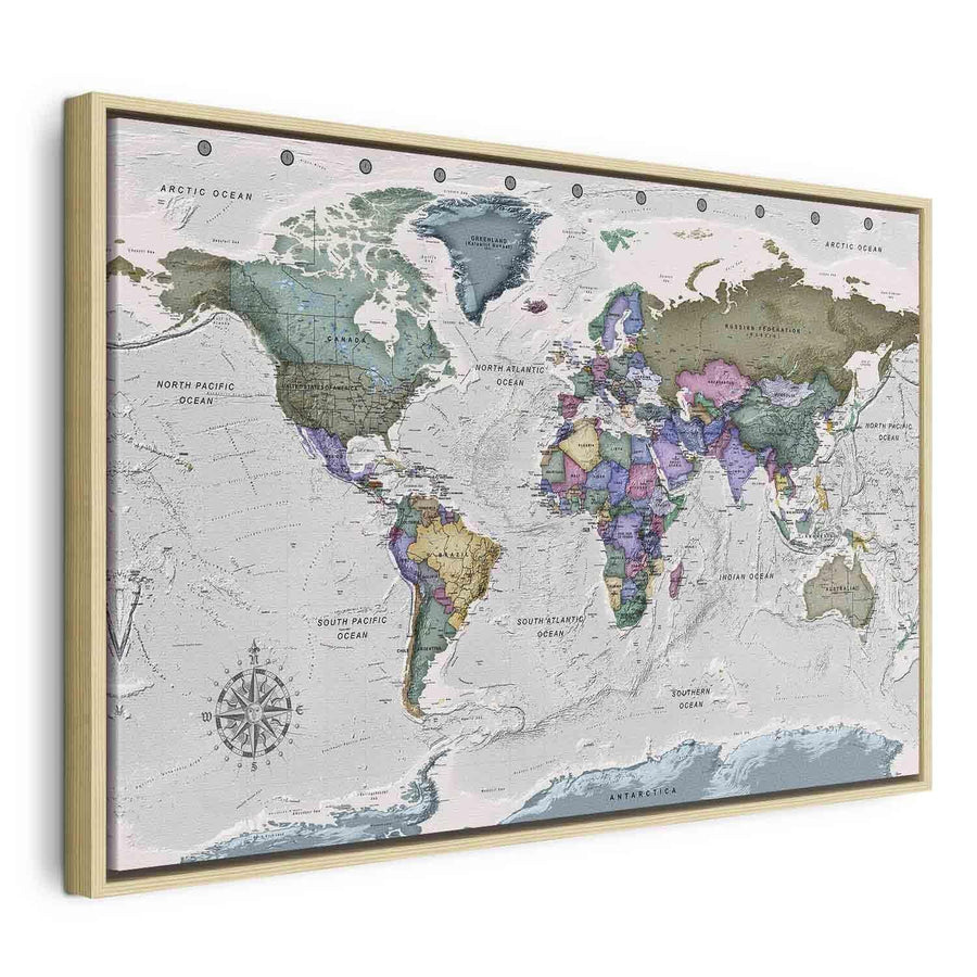 Leinwandbild - World Destinations (1 Part) Wide Artgeist
