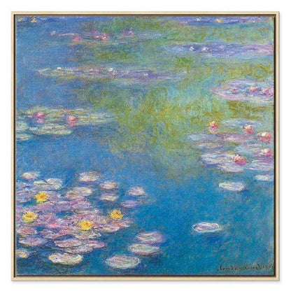 Leinwandbild - Claude Monet – Water lilies in Giverny