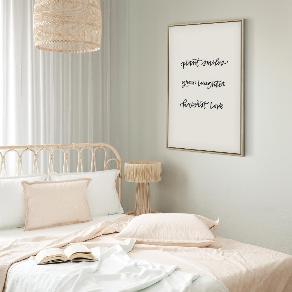 Leinwandbild - Joy and Love (1 Part) Vertical