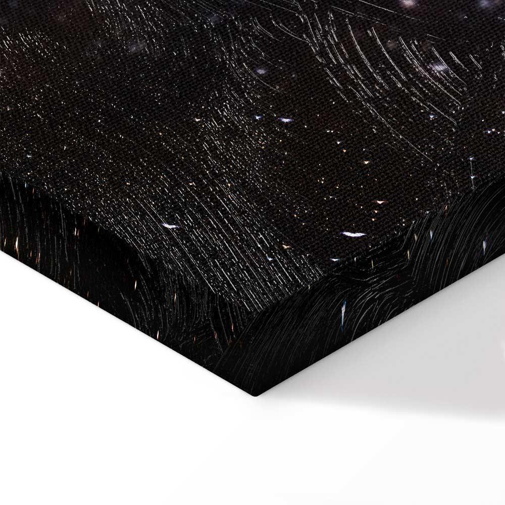 Leinwandbild - Lonely Galaxy (1 Part) Vertical