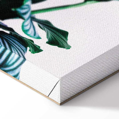 Leinwandbild - Springy Leaves (1 Part) Vertical