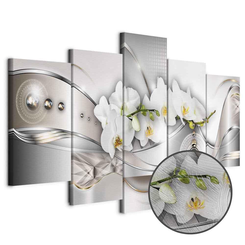 Leinwandbild - Pearl Dance of Orchids