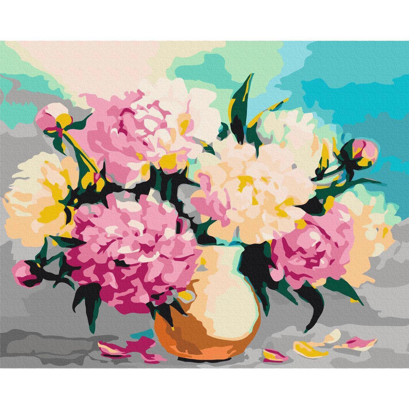 Malen nach Zahlen - Flowers in Vase