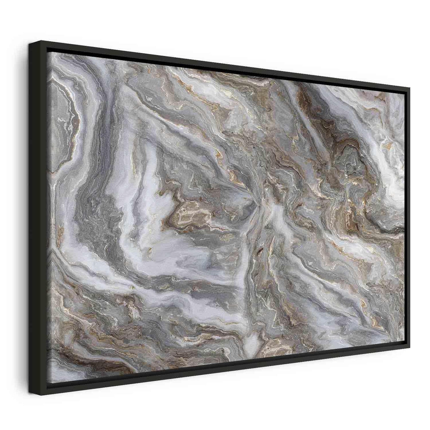 Leinwandbild - Stone abstractions – marble structures in neutral shades