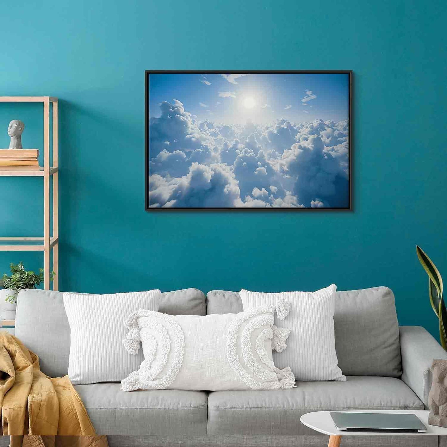Leinwandbild - Heavenly Calm: Warm Rays of the Sun Artgeist