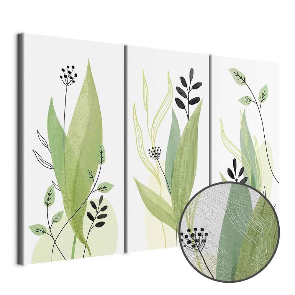 Leinwandbild - Green Day (3 Parts)