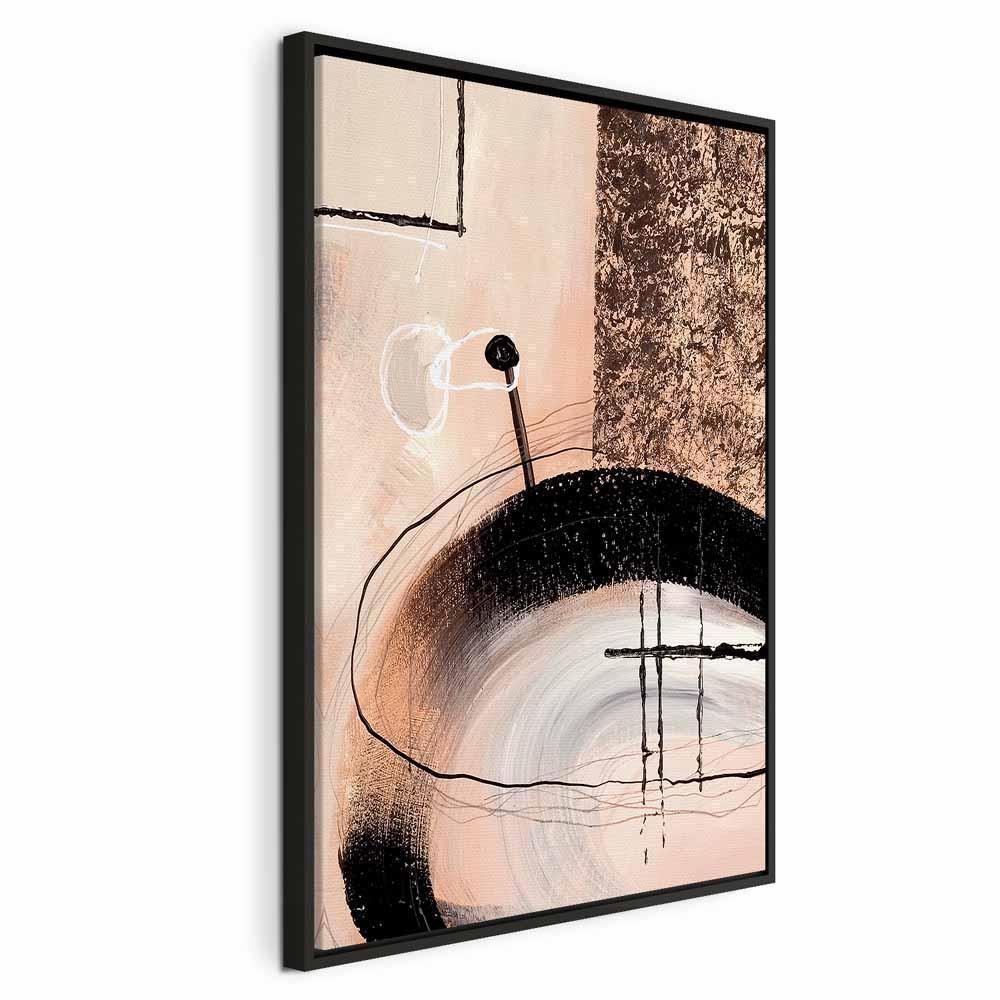 Leinwandbild - Art of Shapes (1-part) - Hand-Painted Abstract Artwork