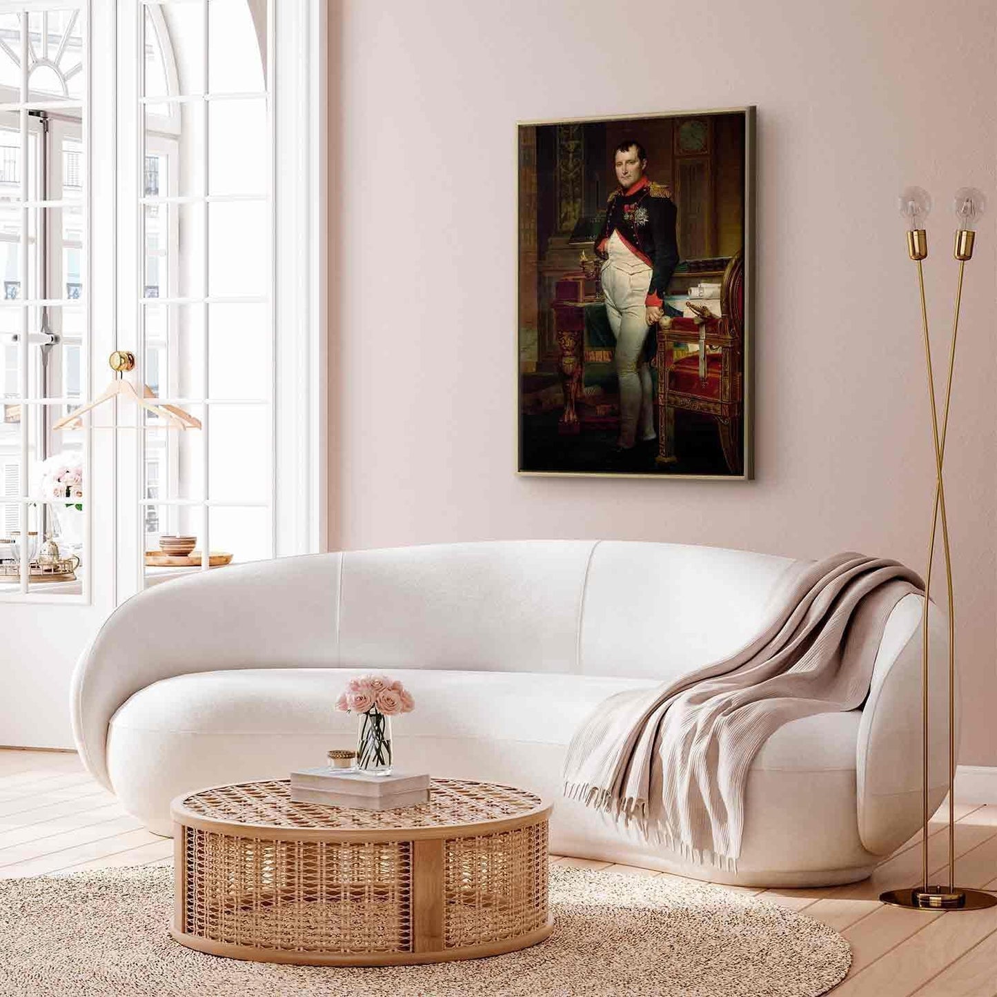 Leinwandbild - Napoleon Bonaparte (Jacques-Louis David) Artgeist
