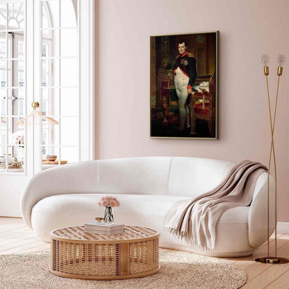 Leinwandbild - Napoleon Bonaparte (Jacques-Louis David) Artgeist