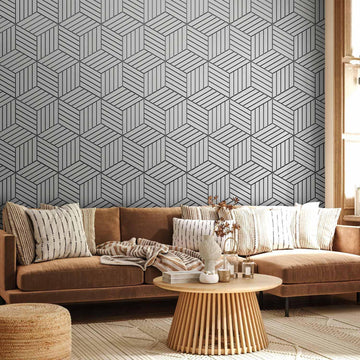 Fototapete - Hexagons in Detail Artgeist