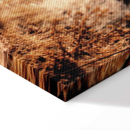 Leinwandbild - Lantern On The Cliff (1 Part) Vertical