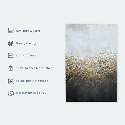 Leinwandbild - Composition of Micro Shapes (1-part) - Abstract Forms of Colors