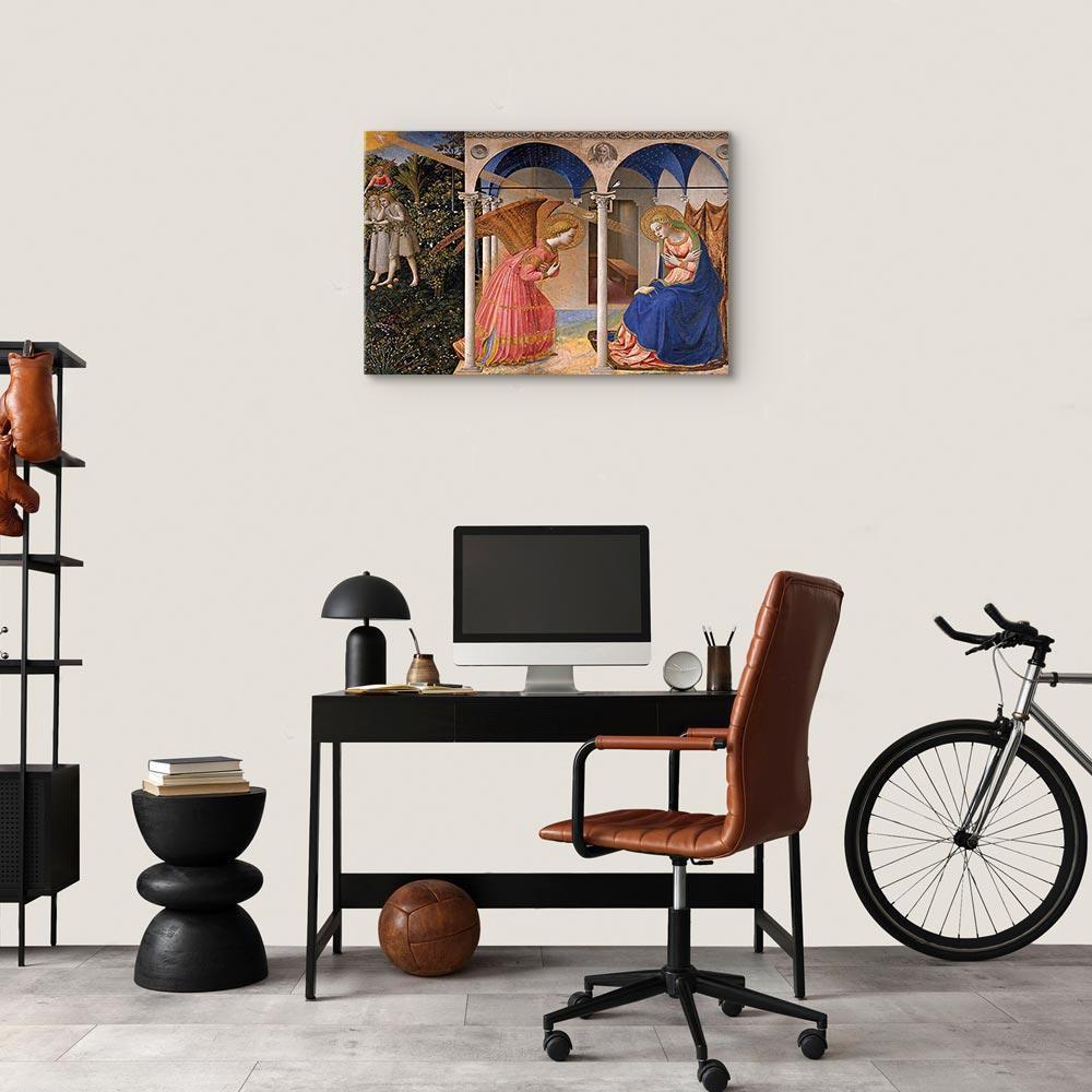 Leinwandbild - Fra Angelico – The Annunciation