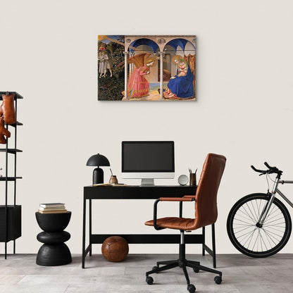 Leinwandbild - Fra Angelico – The Annunciation