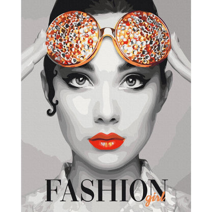 Malen nach Zahlen - Fashion Girl