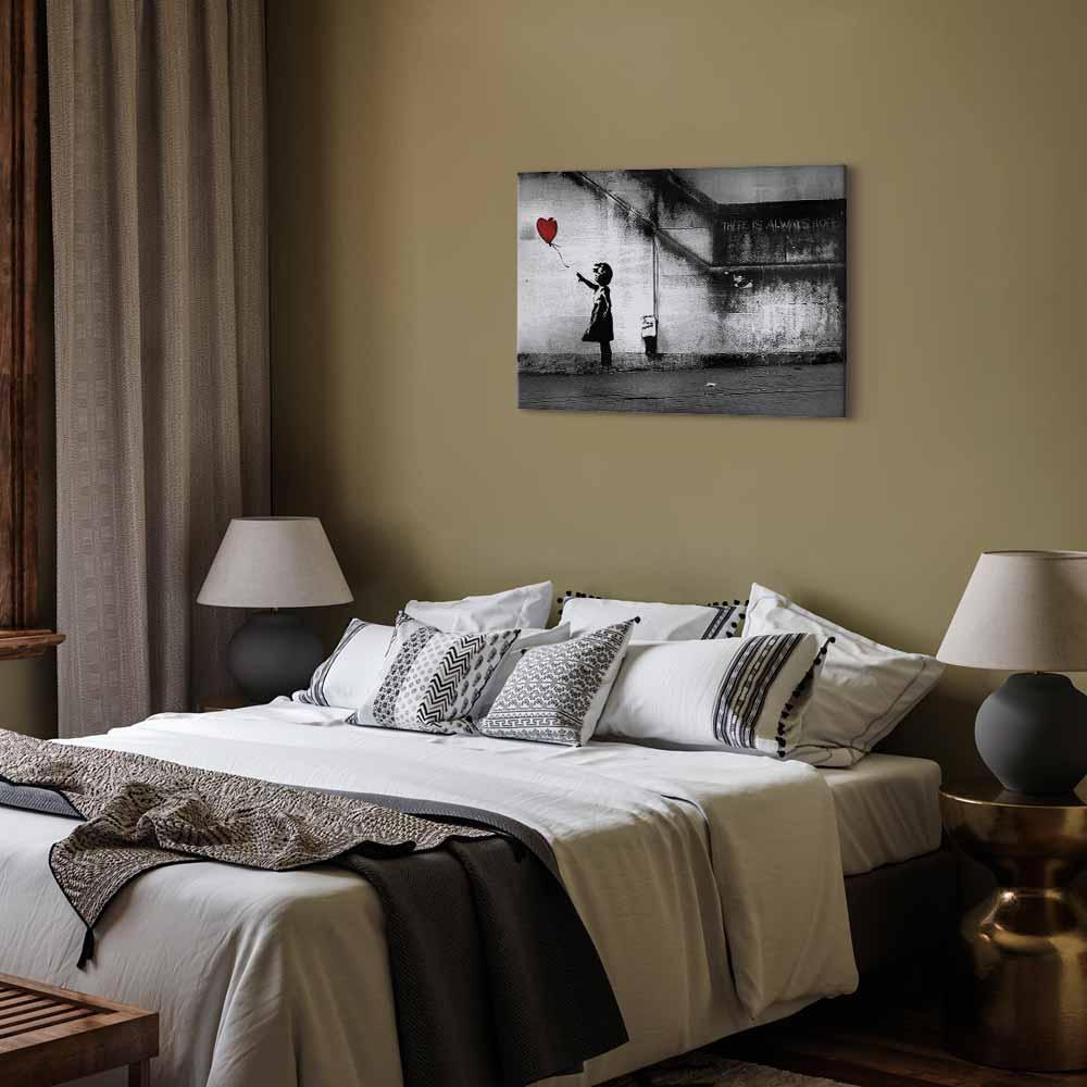 Leinwandbild - hope (Banksy)