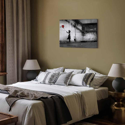 Leinwandbild - hope (Banksy)