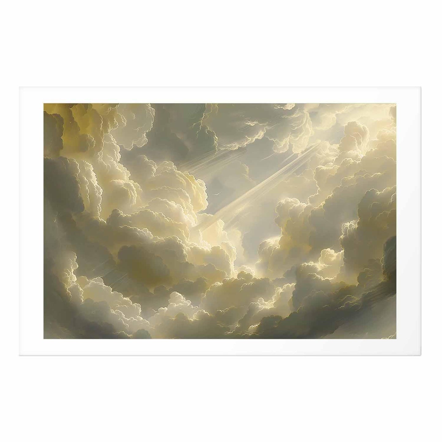 Poster - Fascinating Play of Colors Against the Clouds