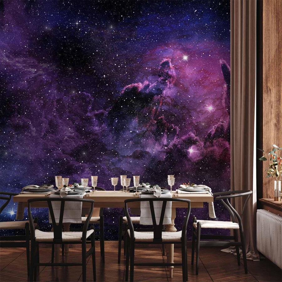 Fototapete - Purple Nebula Artgeist