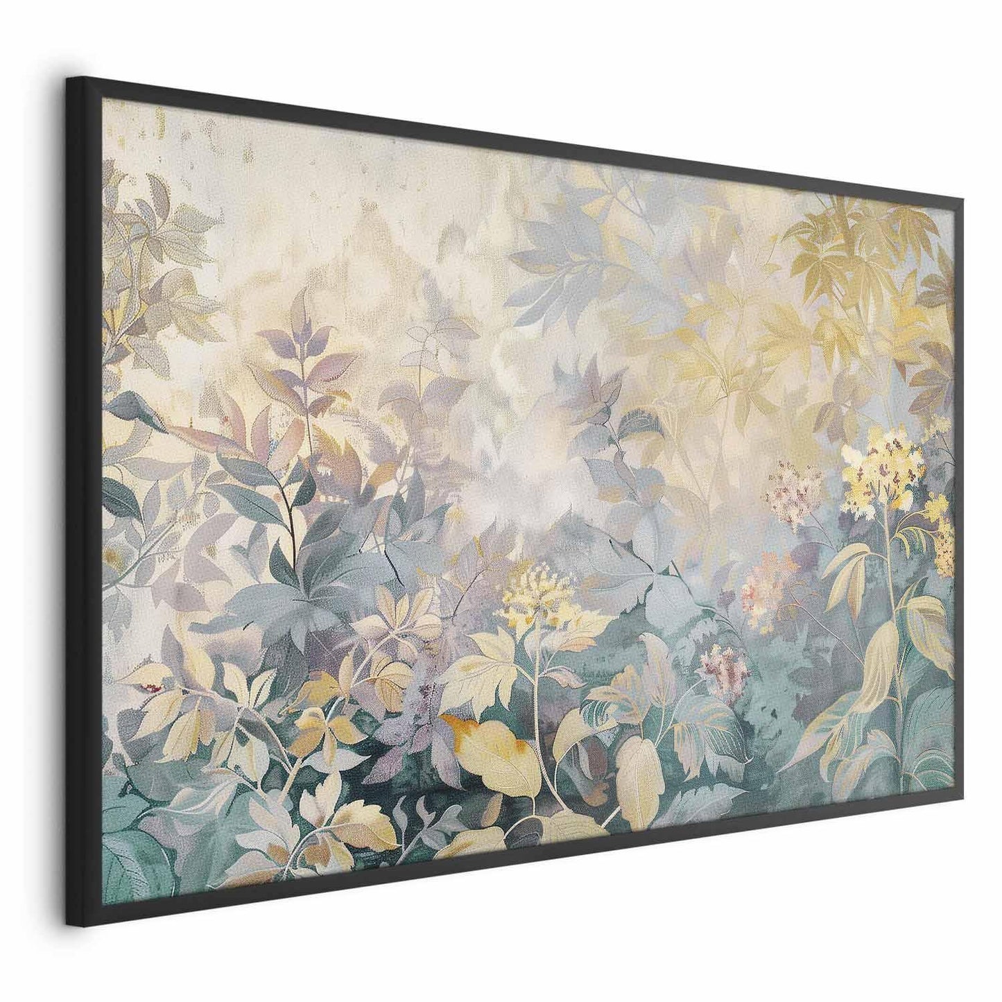 „Poster mit farbigen Tapestry-Blumen“

