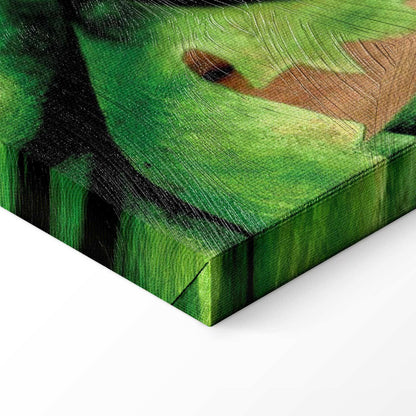 Leinwandbild - Frida Kahlo – Self-Portrait with Braid