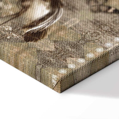 Leinwandbild - Retro Cranes (1 Part) Wide