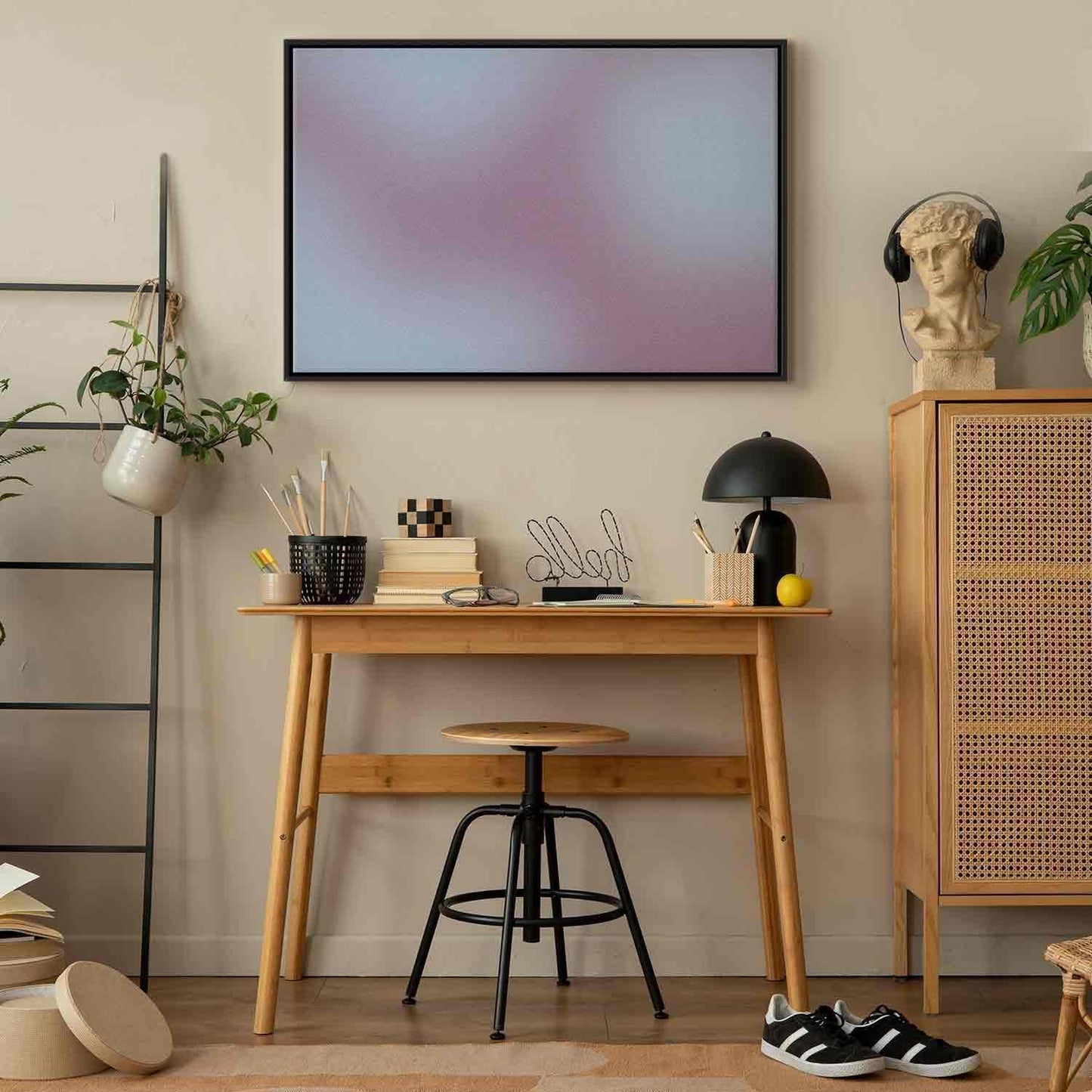 Leinwandbild - Complex Gradient - Gradient Composition in Nostalgic Colors