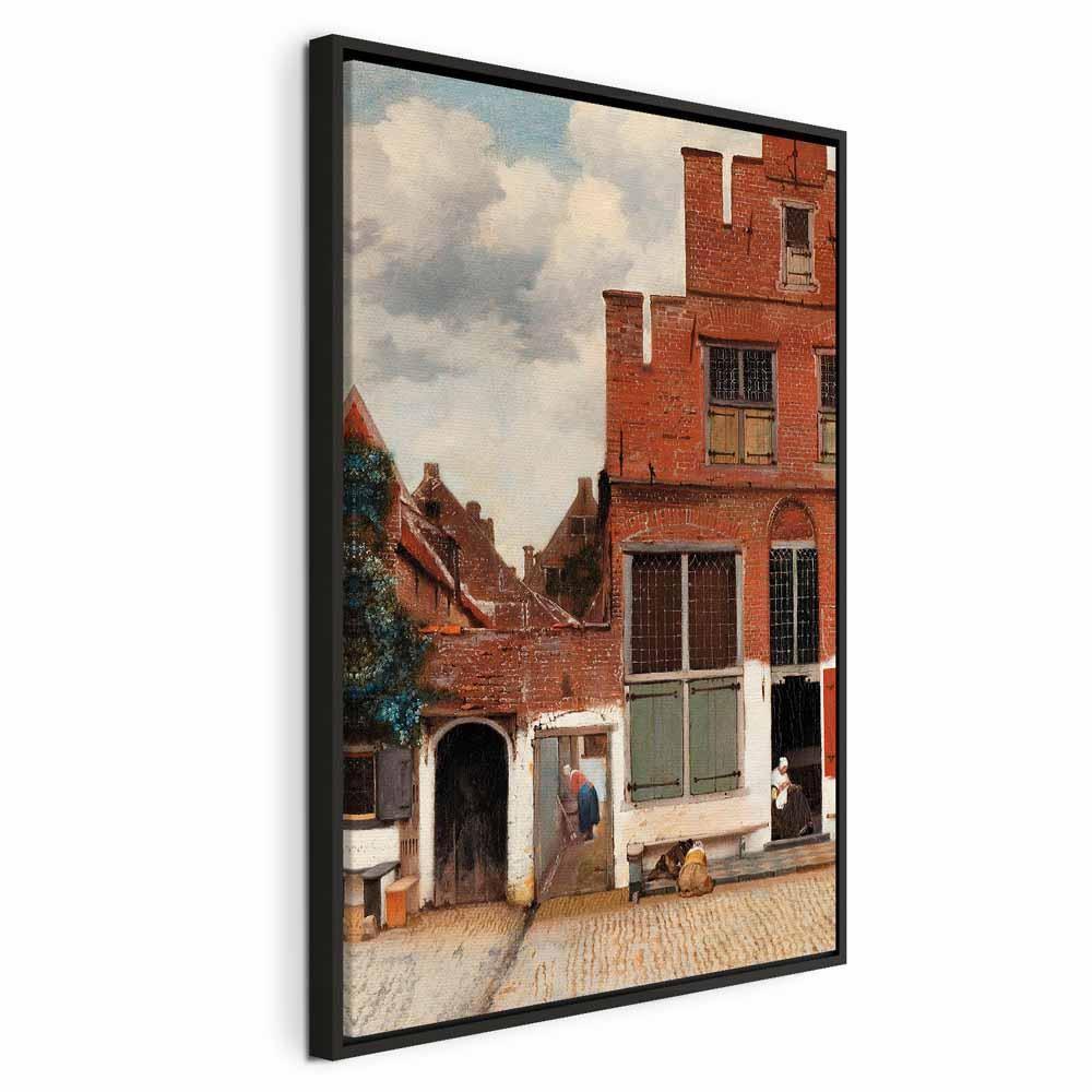 Leinwandbild - Jan Vermeer – The Little Street