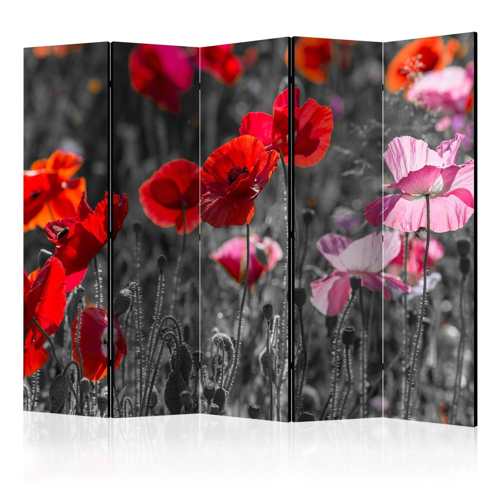 Paravent - Red Poppies II Artgeist