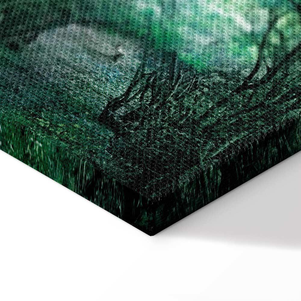 Leinwandbild - Green Pergola (1 Part) Vertical